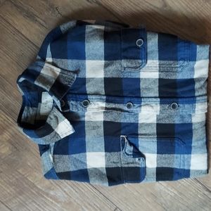 Jachs heavy-duty flannel shirt blue gray and black buffalo plaid 🐃